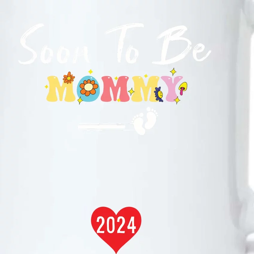 Funny Women Pregnancy Soon To Be Mommy 2024 Funny New Mom Black Color Changing Mug