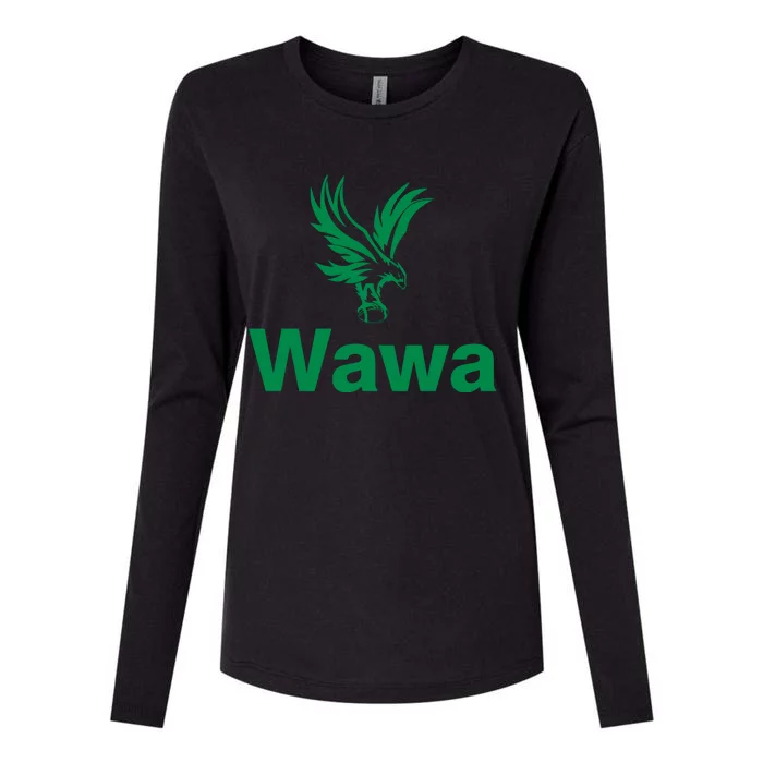 Funny Wawa_eagle Philadelphia Football Fan Womens Cotton Relaxed Long Sleeve T-Shirt