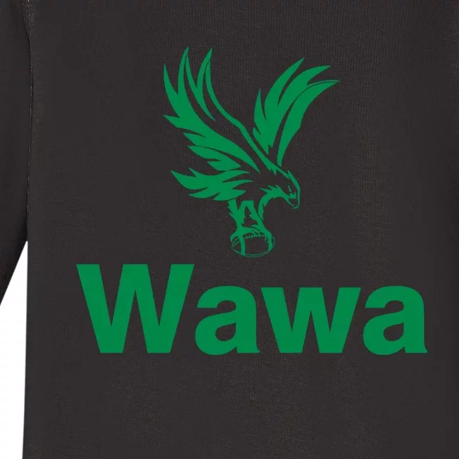 Funny Wawa_eagle Philadelphia Football Fan Baby Long Sleeve Bodysuit