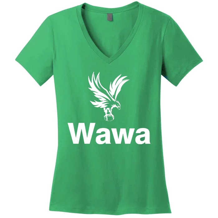 Funny Wawa_eagle Philadelphia Football Fan Women's V-Neck T-Shirt