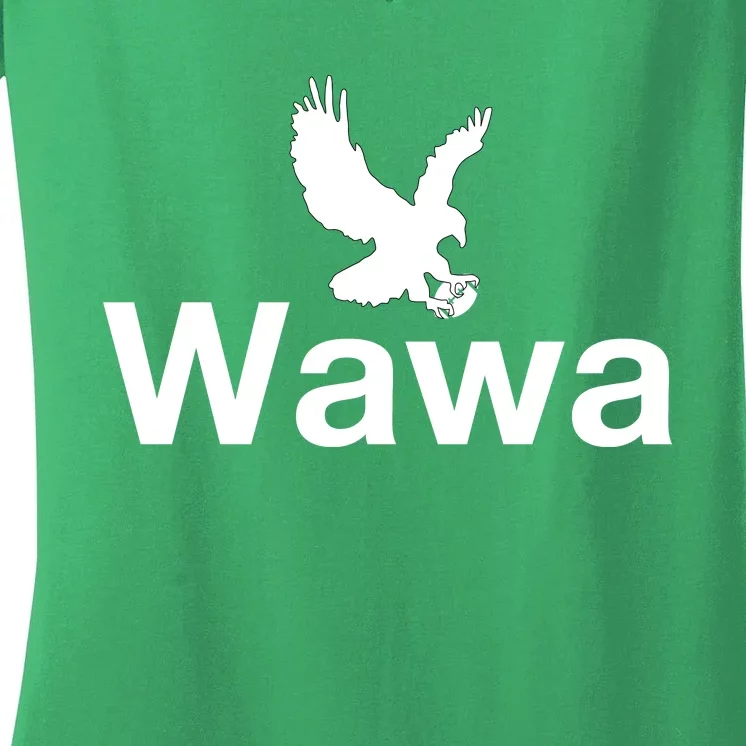 Funny Wawa_eagle Philadelphia Football Fan Women's V-Neck T-Shirt