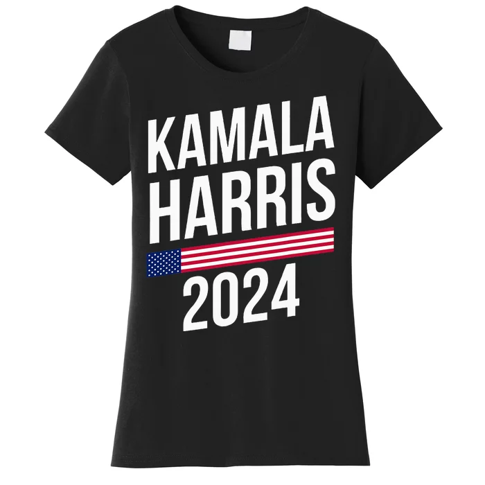 First Woman President Harris 2024 Usa Kamala Harris 47 Vote Women's T-Shirt