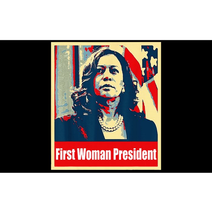 First Woman President Of America Kamala Harris 2024 Bumper Sticker