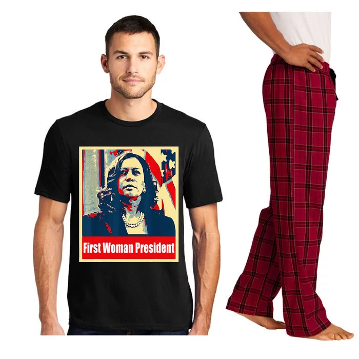 First Woman President Of America Kamala Harris 2024 Pajama Set