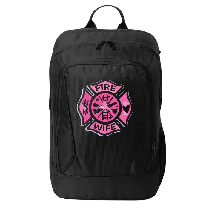 Fire Wife Proud Maltese Cross For The Wife Of A Firefighter City Backpack