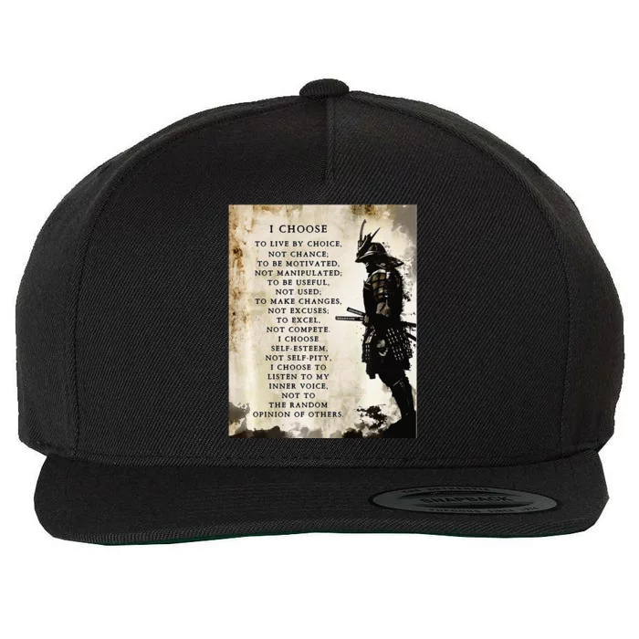 Fearless Warrior Premium Wool Snapback Cap