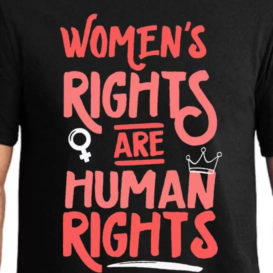 Feminist Women Rights Are Human Rights Pajama Set