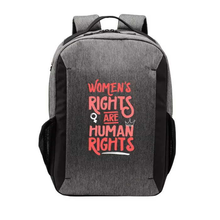 Feminist Women Rights Are Human Rights Vector Backpack