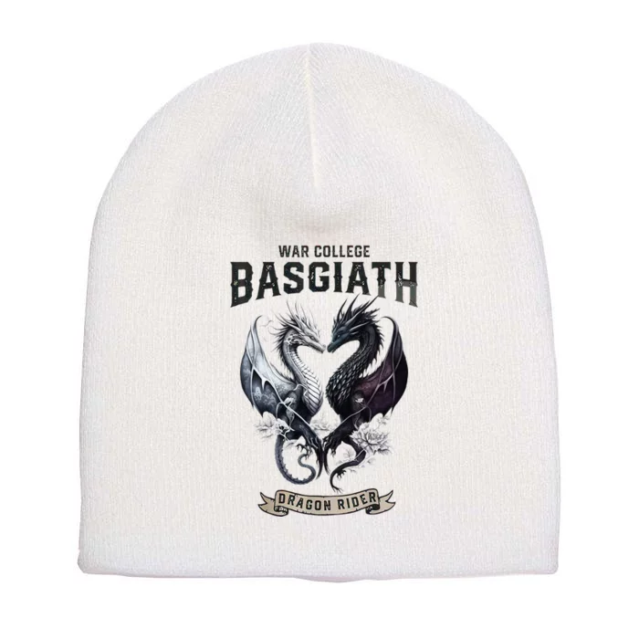 Fourth Wing Romantasy Dark Academia Dragons YA Fantasy Book Short Acrylic Beanie