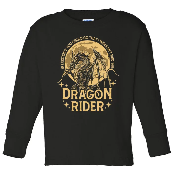 Fourth Wing Romantasy Dragons Basgiath Yarros Fantasy Book Toddler Long Sleeve Shirt