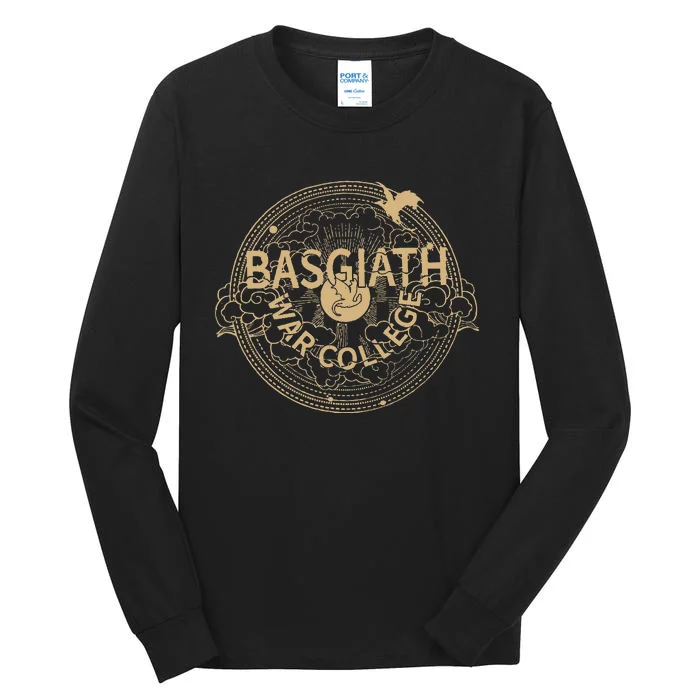 Fourth Wing Romantasy Dragon Yarros Basgiath Fantasy Bookish Tall Long Sleeve T-Shirt