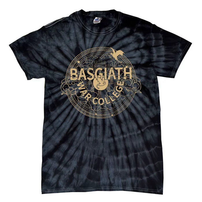 Fourth Wing Romantasy Dragon Yarros Basgiath Fantasy Bookish Tie-Dye T-Shirt