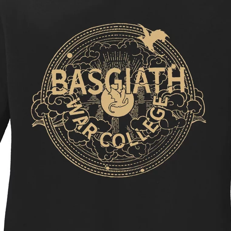 Fourth Wing Romantasy Dragon Yarros Basgiath Fantasy Bookish Ladies Long Sleeve Shirt