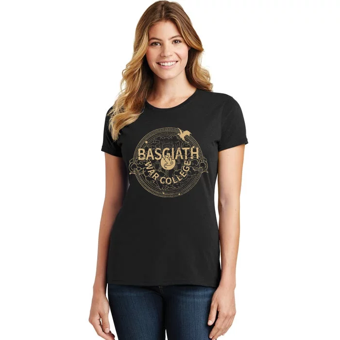 Fourth Wing Romantasy Dragon Yarros Basgiath Fantasy Bookish Women's T-Shirt