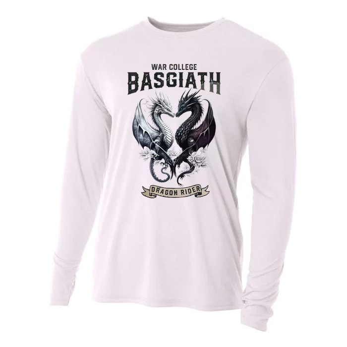 Fourth Wing Romantasy Dark Academia Dragons YA Fantasy Book Cooling Performance Long Sleeve Crew