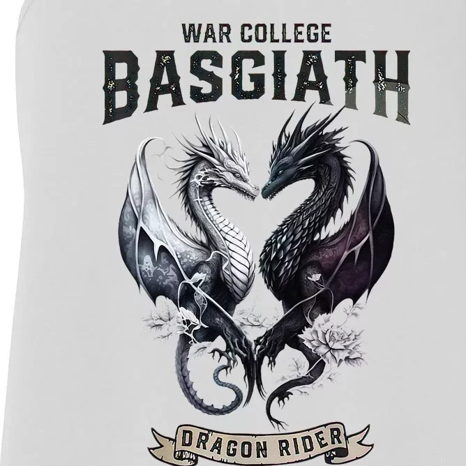 Fourth Wing Romantasy Dark Academia Dragons YA Fantasy Book Women's Racerback Tank