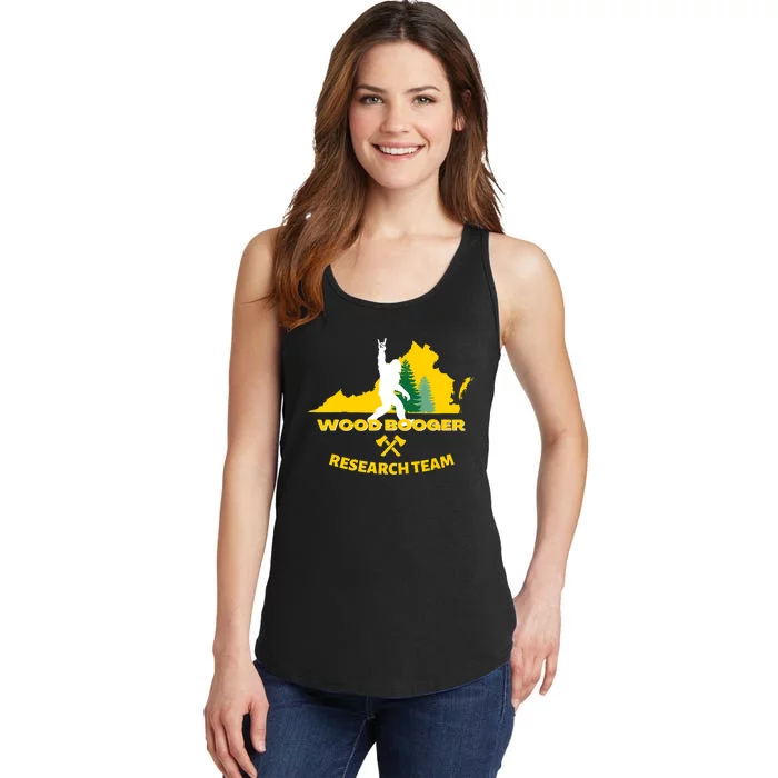 Funny Woodbooger Research Team Ladies Essential Tank