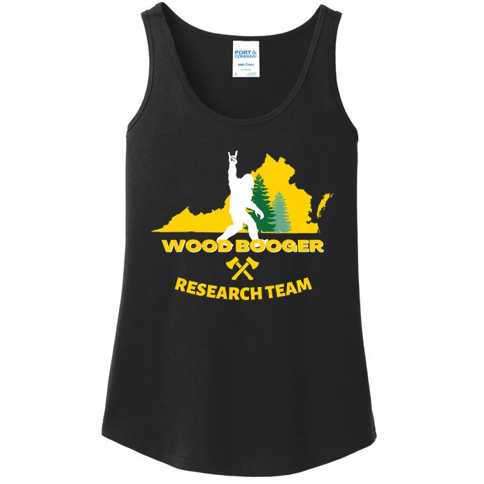 Funny Woodbooger Research Team Ladies Essential Tank