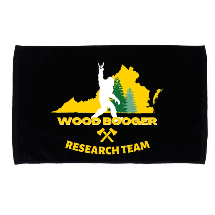 Funny Woodbooger Research Team Microfiber Hand Towel