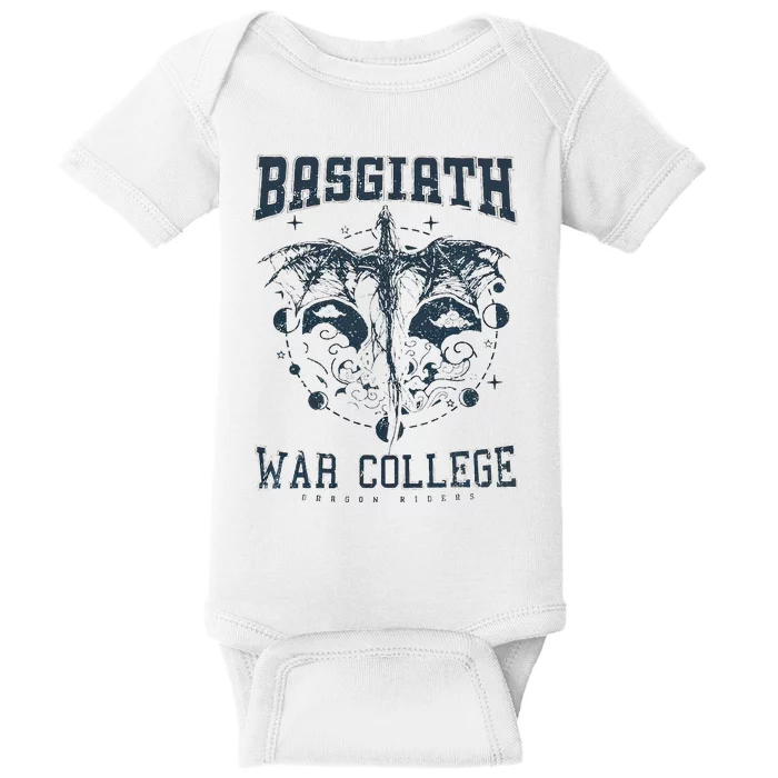 Fourth Wing Romantasy Dark Academia Dragons YA Fantasy book Baby Bodysuit