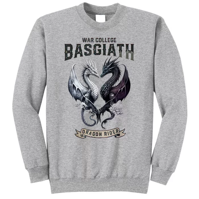 Fourth Wing Romantasy Dark Academia Dragons YA Fantasy Book Tall Sweatshirt