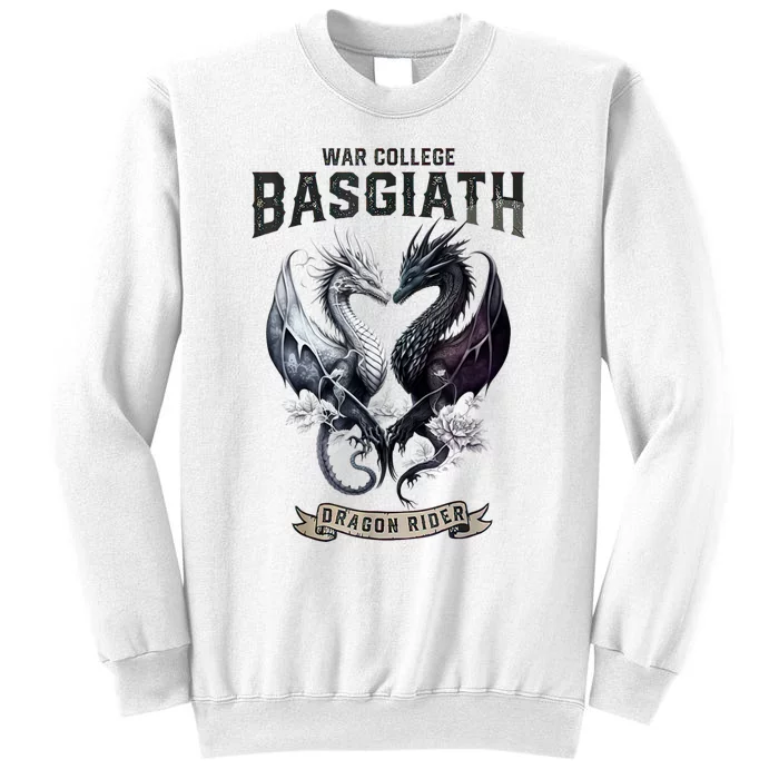 Fourth Wing Romantasy Dark Academia Dragons YA Fantasy Book Sweatshirt