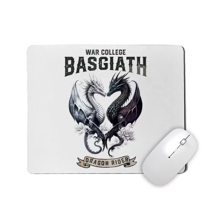 Fourth Wing Romantasy Dark Academia Dragons YA Fantasy Book Mousepad