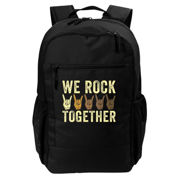 Funny We Rock Together Daily Commute Backpack