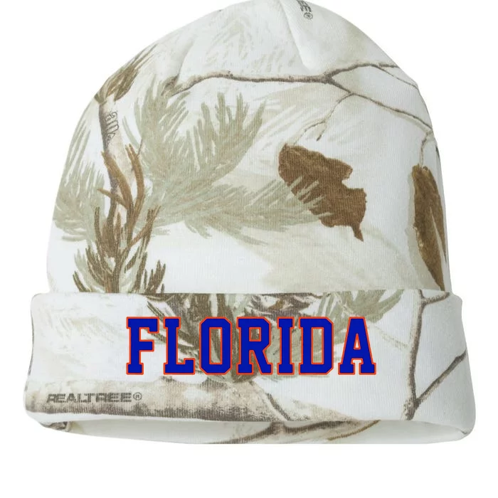 Florida Women Retro Orange Kati - 12in Camo Beanie