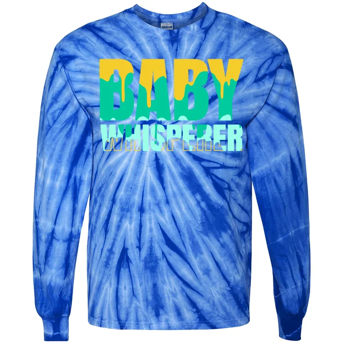 Funny Whisperer Sitter Daycare Expert Sitter Gift Tie-Dye Long Sleeve Shirt