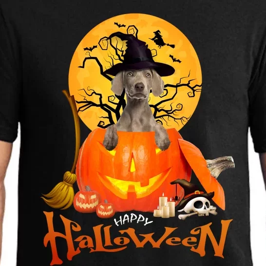 Funny Weimaraner Spooky Halloween Pajama Set