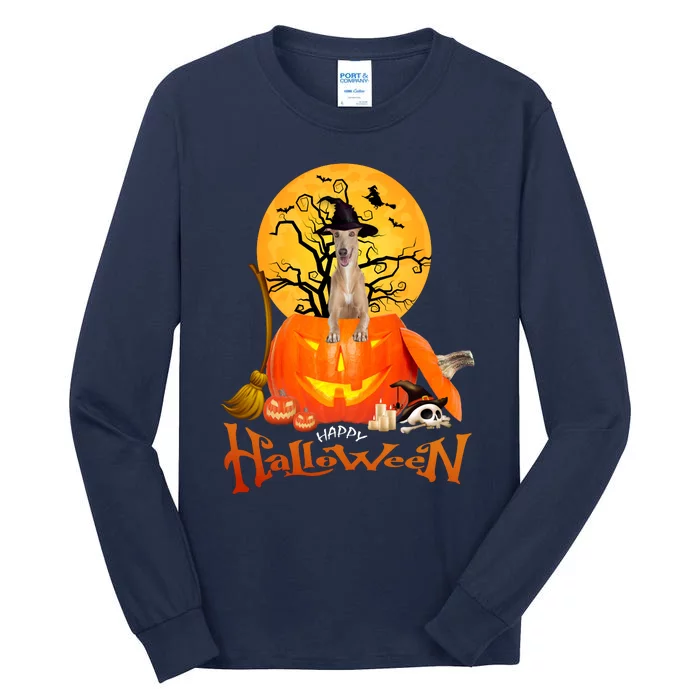 Funny Whippet Spooky Halloween Tall Long Sleeve T-Shirt