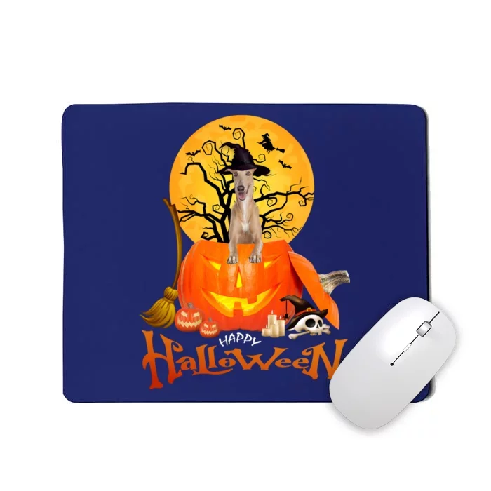 Funny Whippet Spooky Halloween Mousepad