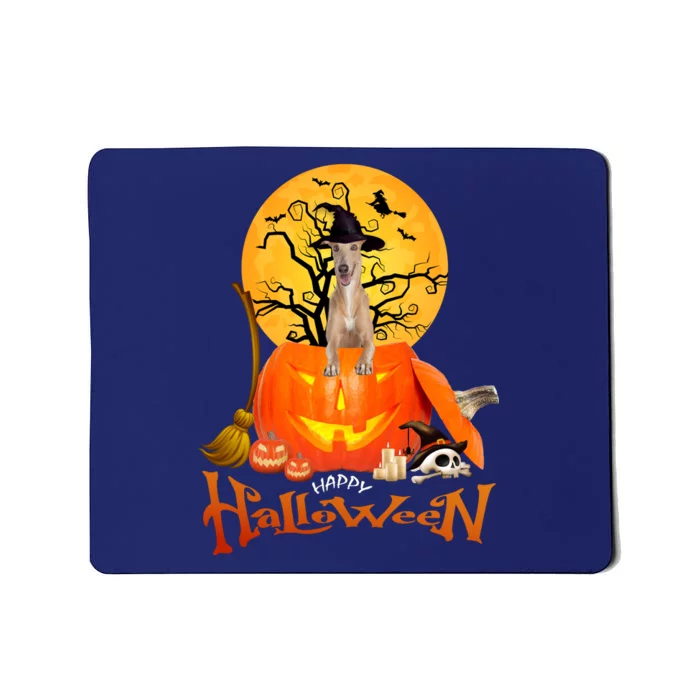 Funny Whippet Spooky Halloween Mousepad