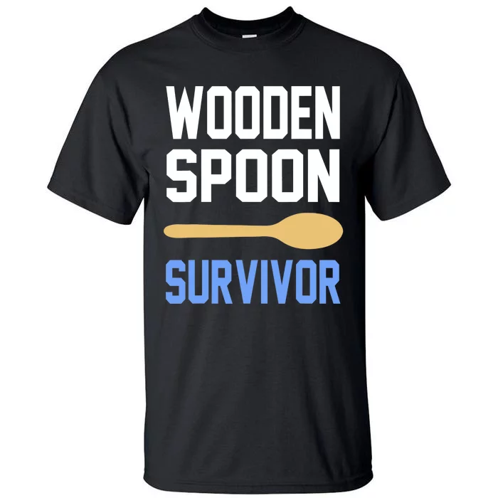 Funny Wooden Spoon Survivor I Survived Wooden Spoon Vintage Tall T-Shirt