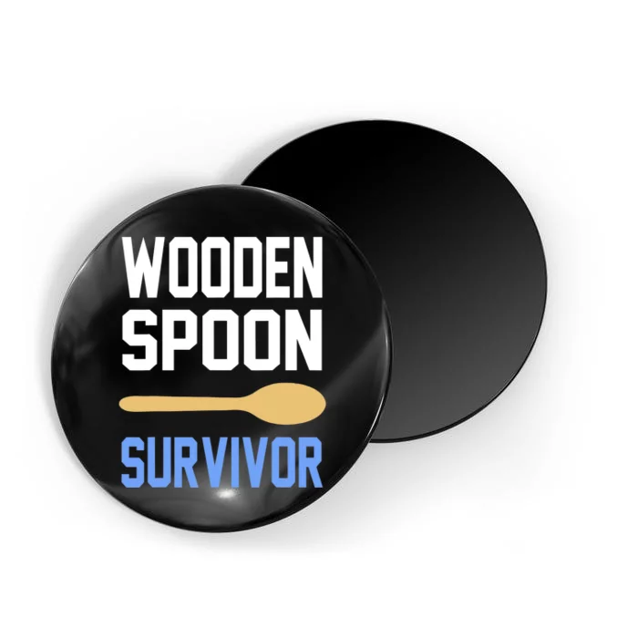 Funny Wooden Spoon Survivor I Survived Wooden Spoon Vintage Magnet