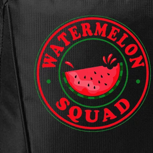 Funny Watermelon Squad Watermelons Summer Fruit City Backpack