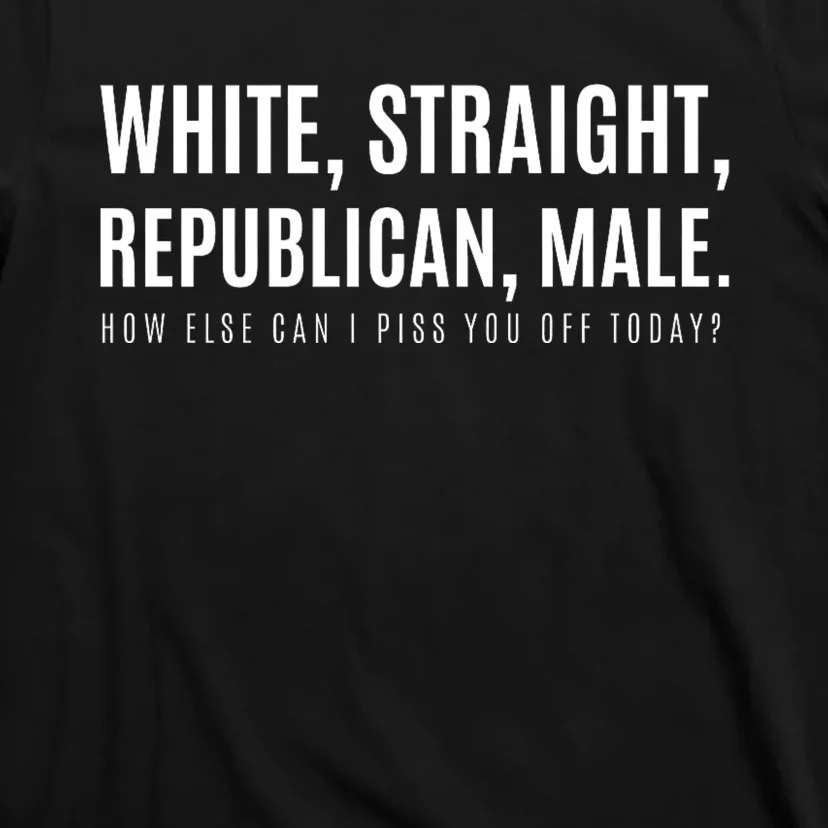 Funny White Straight Republican Male Republican T-Shirt