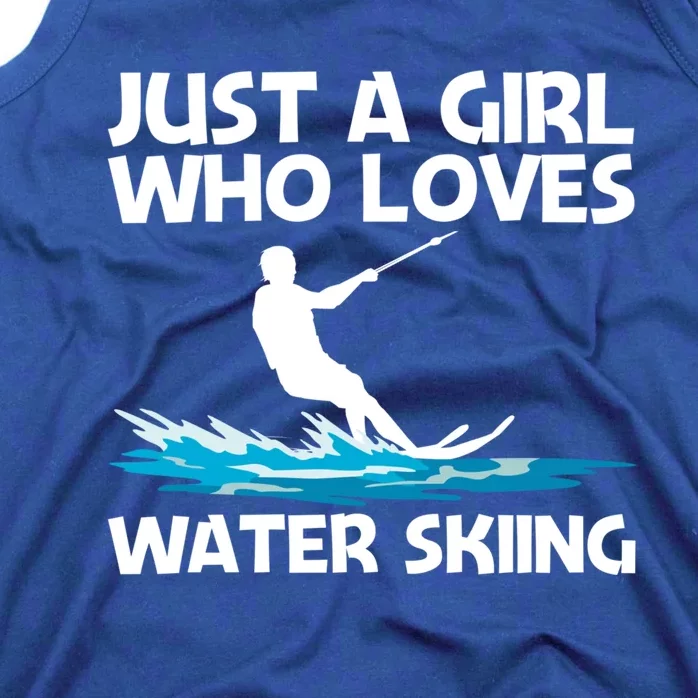 Funny Water Skiing Design Water Skier Skiing Cool Gift Tank Top