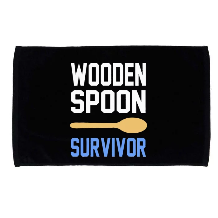 Funny Wooden Spoon Survivor I Survived Wooden Spoon Vintage Microfiber Hand Towel