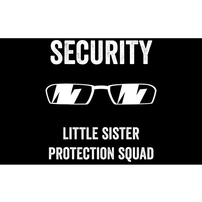 Funny Wedding Security Little Sister Protection Squad Bumper Sticker