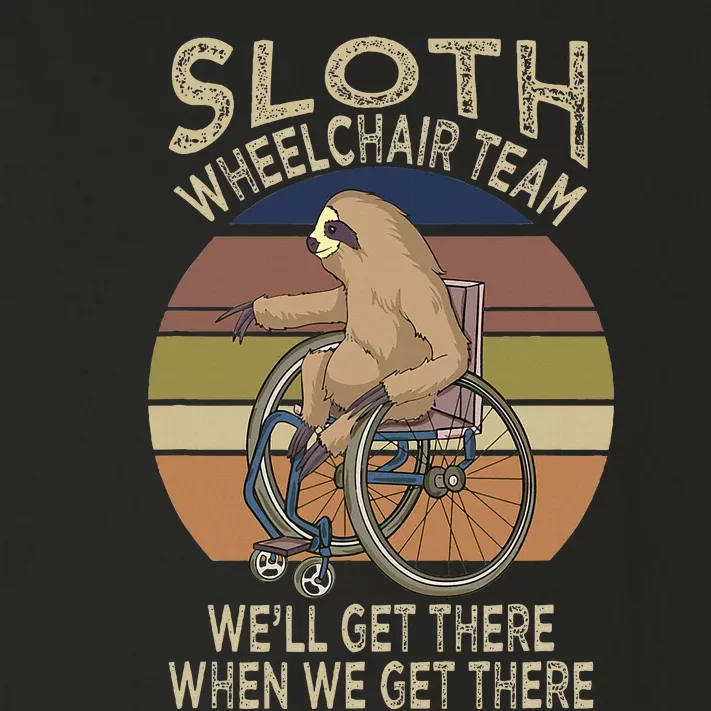 Funny Wheelchair Saying Humor Handicap People Sloth Toddler Long Sleeve Shirt