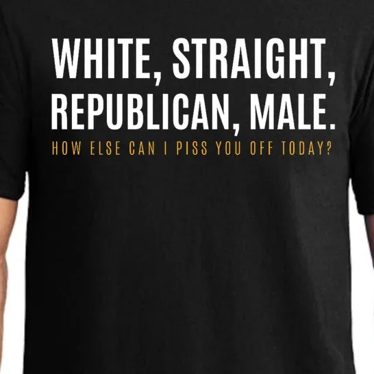 Funny White Straight Republican Male Republican Pajama Set