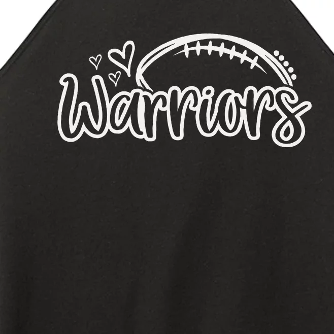 Football Warriors School Sports Fan Team Spirit Women’s Perfect Tri Rocker Tank