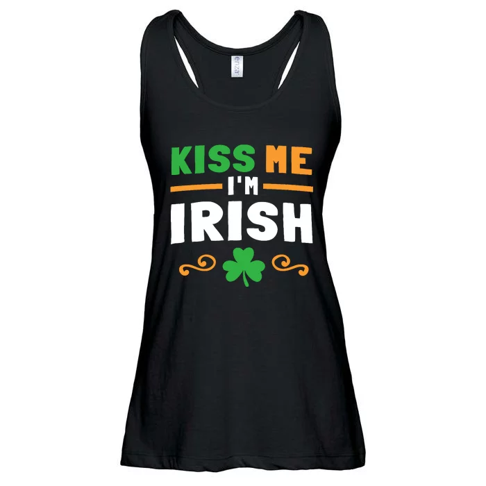 Funny Womenss St Patrick Day IM Irish Ladies Essential Flowy Tank