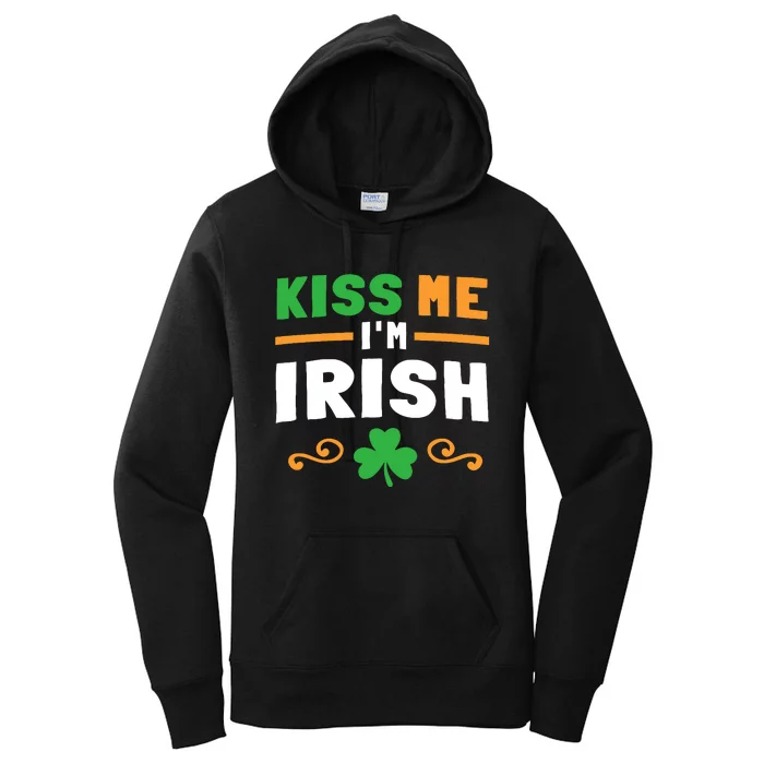 Funny Womenss St Patrick Day IM Irish Women's Pullover Hoodie