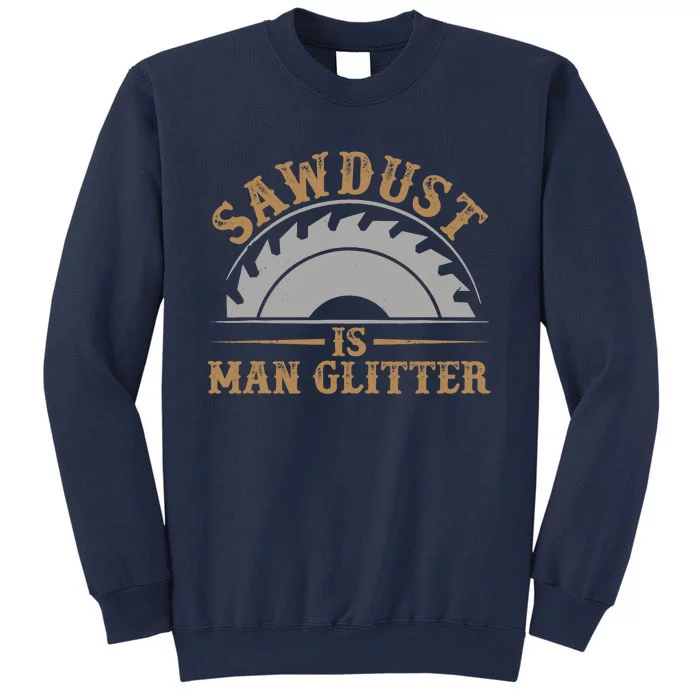 Funny Woodworking Sawdust Glitter Graphic For Carpenter Sweatshirt