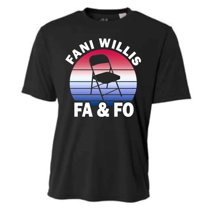 Fani Willis Says Fuck Around & Find Out Cooling Performance Crew T-Shirt