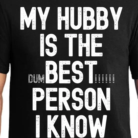 Funny Wife Sarcastic from Husband for Wo for Wife Gifts Pajama Set