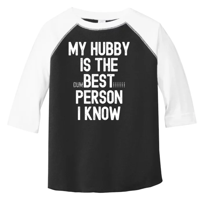 Funny Wife Sarcastic from Husband for Wo for Wife Gifts Toddler Fine Jersey T-Shirt